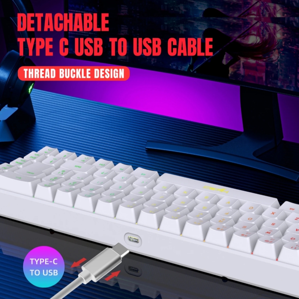 Mechanical 60% gaming keyboard